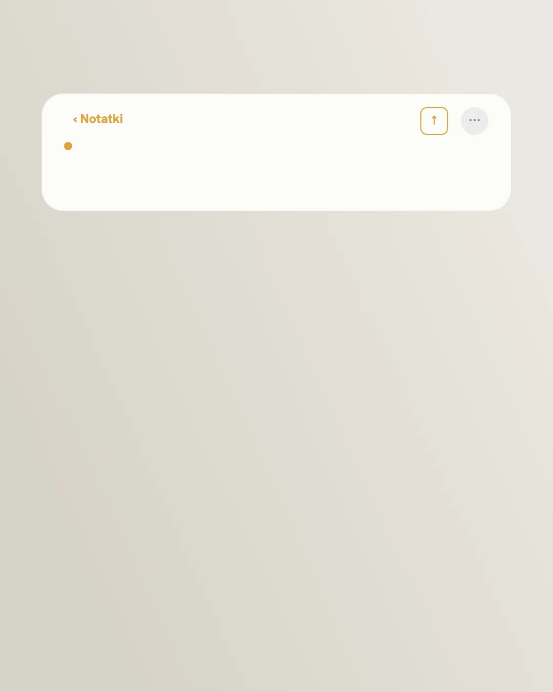Szablon notatki bez zdjęcia